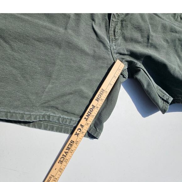 Vintage Carhartt Shorts Mens 42 Moss Green Pockets 8.5" Inseam Workwear Cargo - Picture 9 of 9